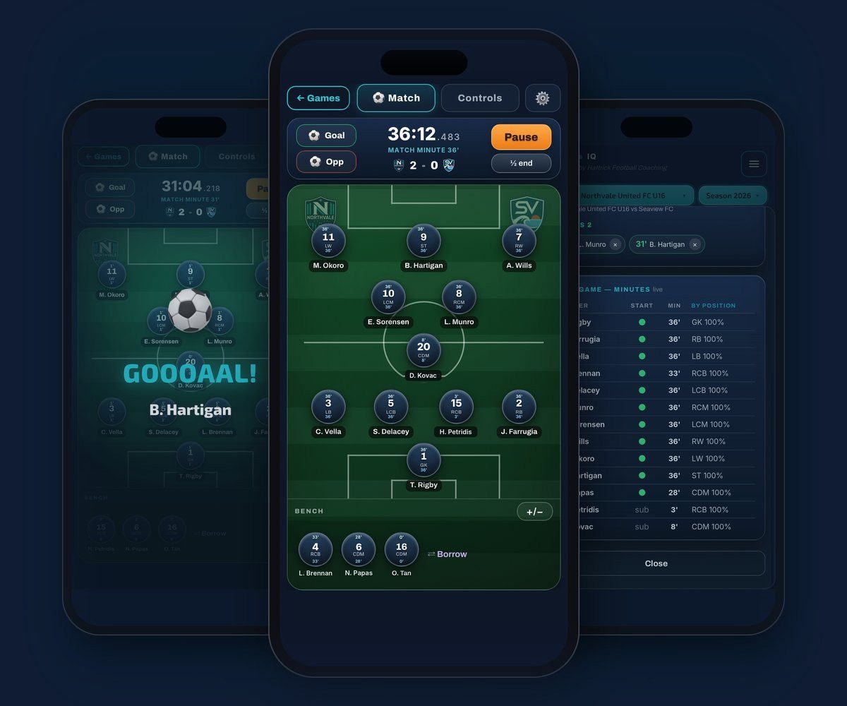 Minutes — live game time on your phone